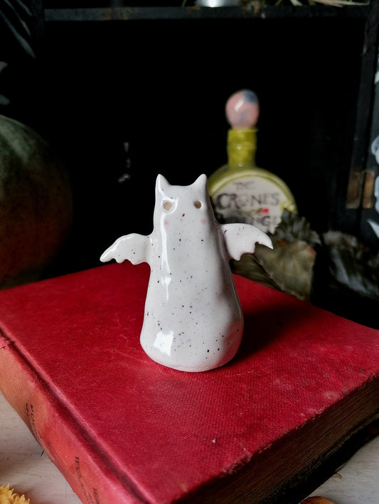 Made to order: Nora Batty the little ghost ceramic Halloween Decoration