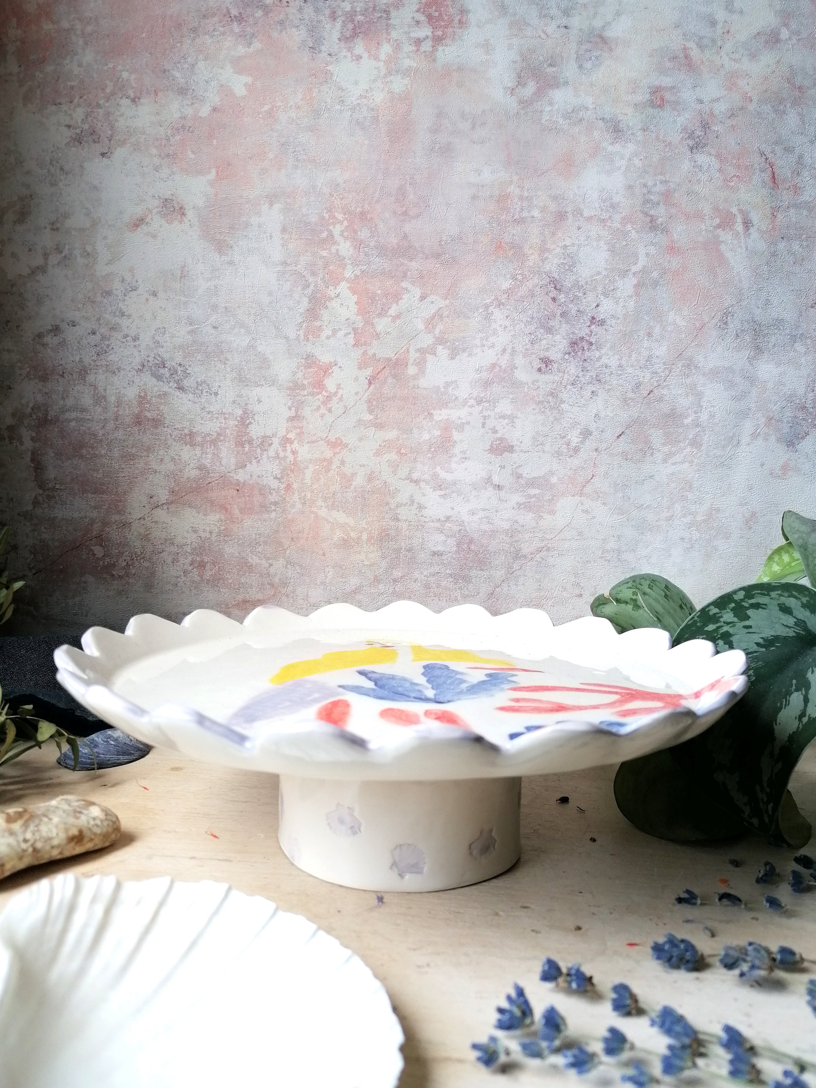 10-inch Ceramic Cake Stand by Martha Stewart
