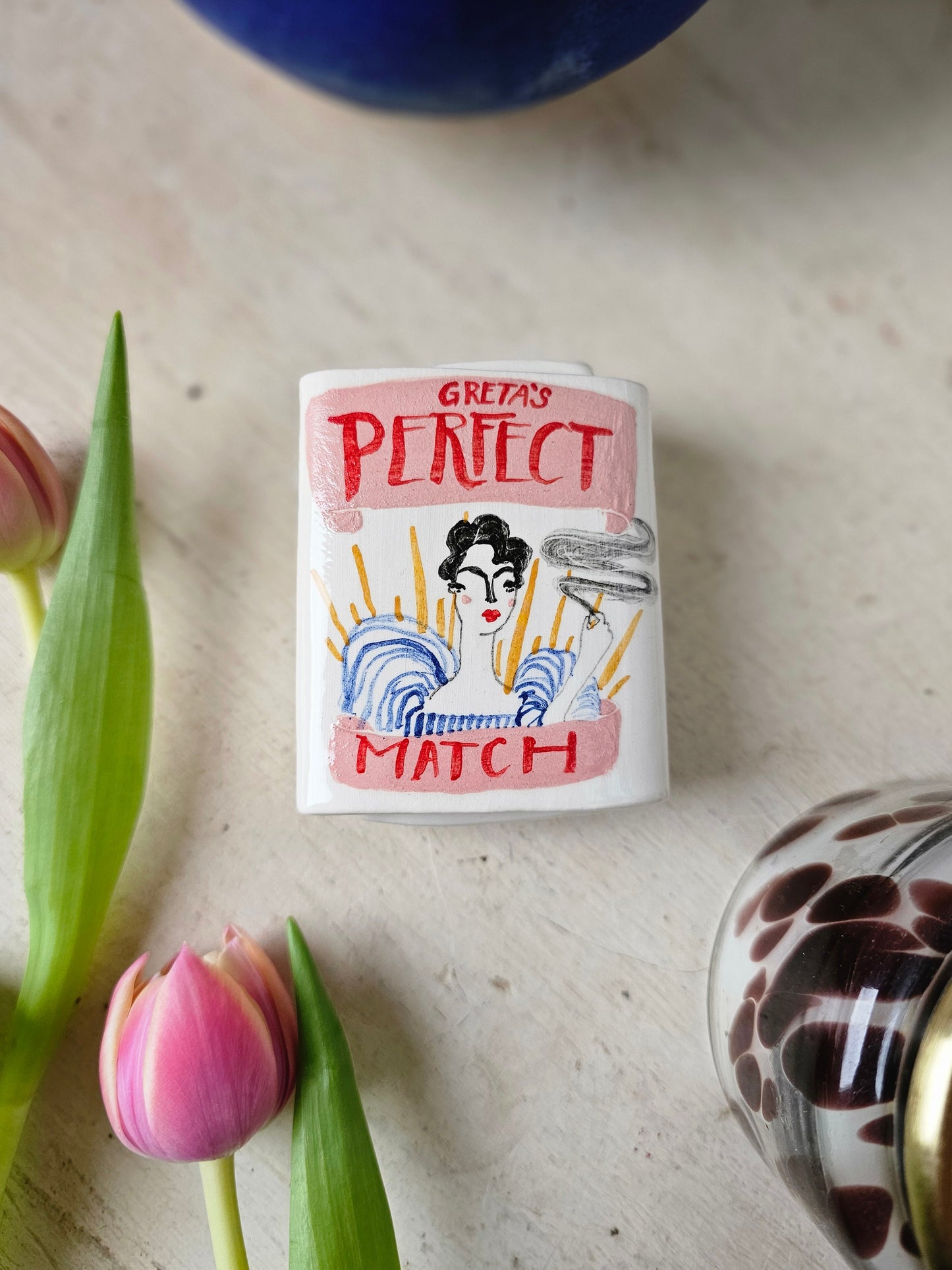 Bespoke "Perfect Match" Matchbox (small), add your names to personalise!