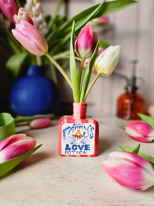 Aunt Fanny's Love Potion Bottle little Vase